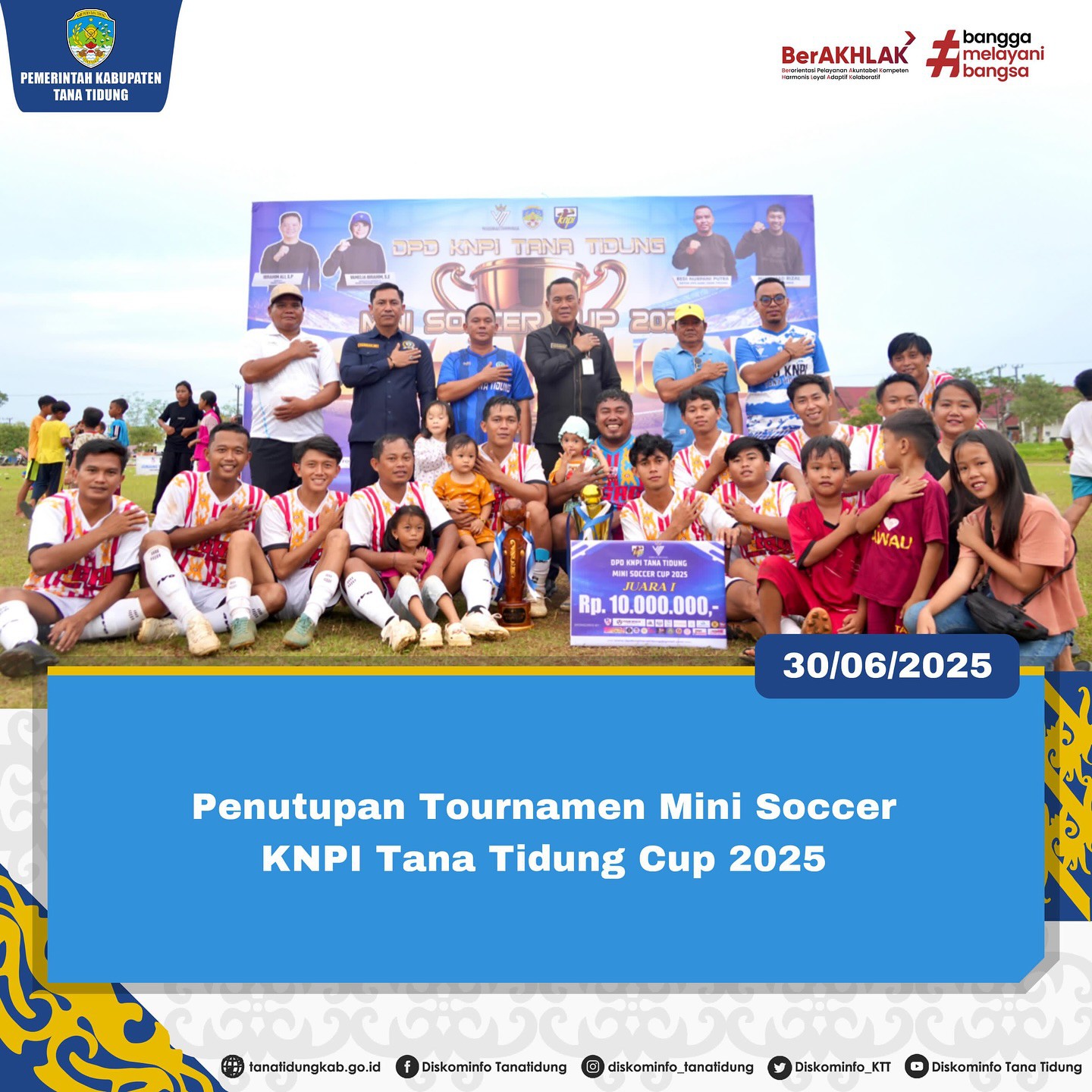 Penutupan Mini Soccer Cup 2025 Champion