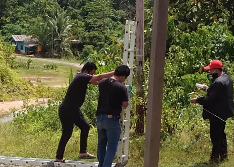 Penambahan Access Point Jaringan di titik Rencana Pergeseran Posko Pantau Covid-19