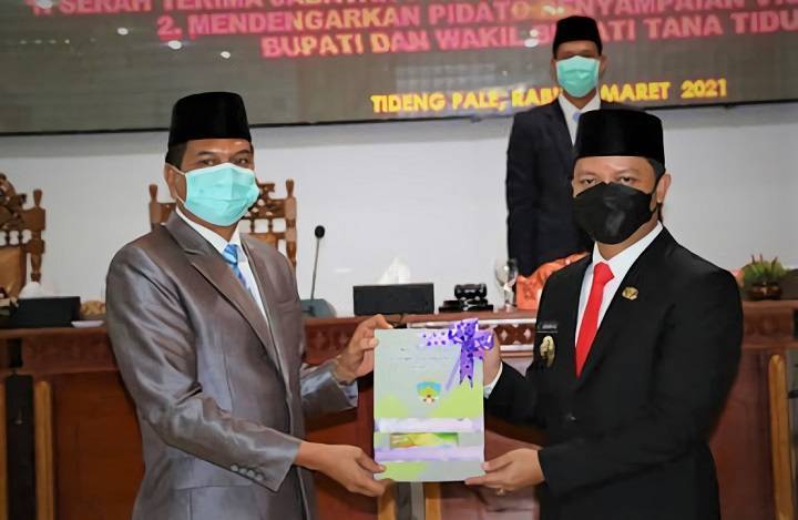 Rapat Paripurna ke IV DPRD Kabupaten Tana Tidung Tahun 2021