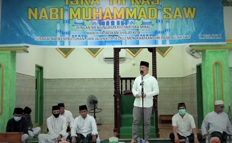 Peringatan Isra Mi'raj Nabi Muhammad SAW 1442 H di Masjid Al-Jihad
