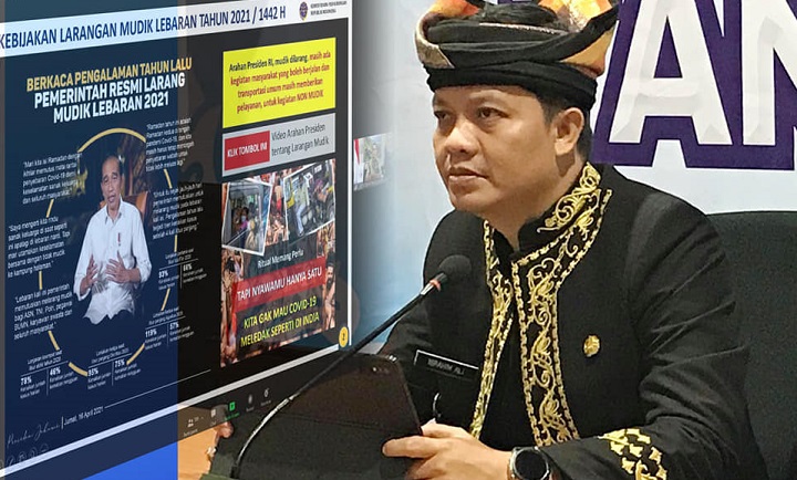 Bupati Tana Tidung Hadiri Rapat Koordinasi Penegakan Disiplin Protokol Kesehatan