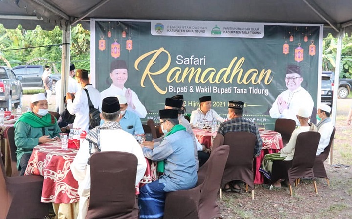 Safari Ramadhan 1442 Hijriyah Bupati dan Wakil Bupati di Masjid Jami Ibrahim