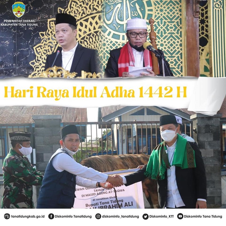 Solat Ied Bersama Di Masjid Agung At-Taqwa