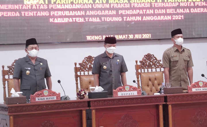 Rapat Paripurna XIV Masa Sidang II Tahun 2021