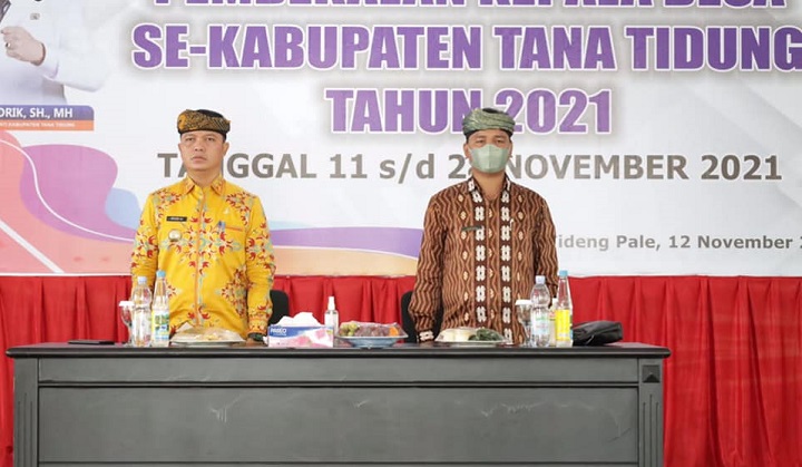 Pembukaan Pembekalan Kepala Desa Se-Kabupaten Tana Tidung Tahun 2021