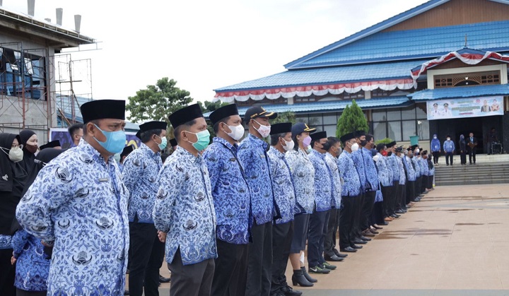 Upacara Hari Ulang Tahun KORPRI Ke 50