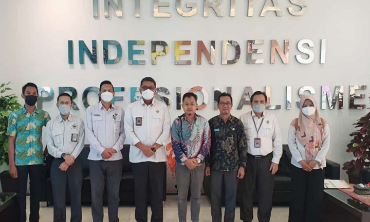Rapat Koordinasi Inspektur Kab Tana Tidung Bersama Kepala Perwakilan BPK Kaltara