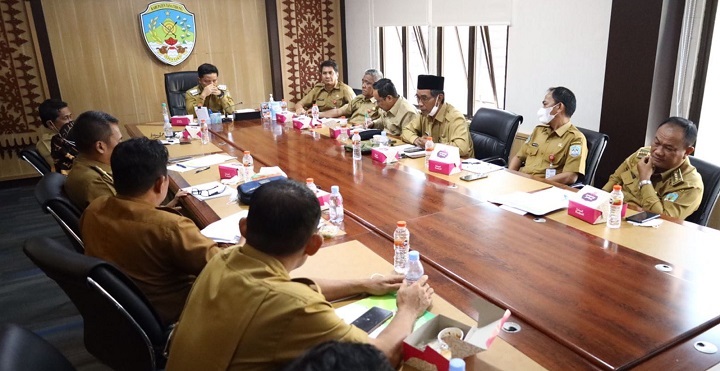 Bupati Tana Tidung Pimpin Rapat Koordinasi Bersama OPD