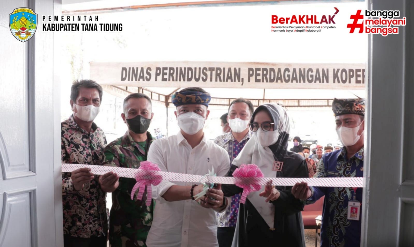 Peresmian IKMUMKM Center dan Galeri Dekranasda Kabupaten Tana Tidung
