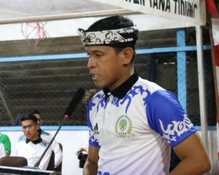 Acara pembukaan Turnamen DPRD Cup 1 Kabupaten Tana Tidung, Dilapangan Futsal Desa