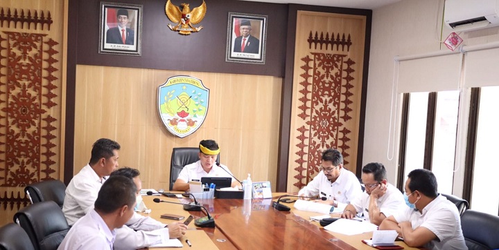 Virtual Meeting Ekspose Persiapan Penelitian Tim Terpadu Dalam Rangka Persetujuan Kawasan Hutan Produksi untuk Pembangunan Pusat Pemerintahan