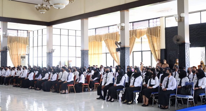 Penyerahan SK Pengangkatan CPNS dan PPPK Formasi Tahun 2021