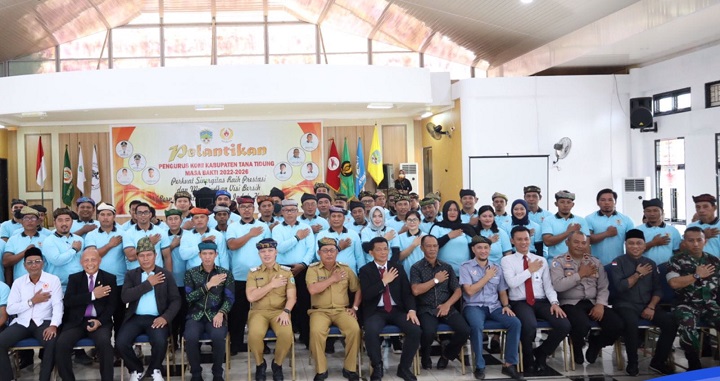 Pelantikan Personalia Pengurus KONI Kab. Tana Tidung Masa Bakti 2022-2026