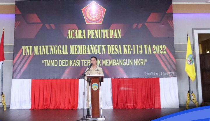 Penutupan TNI Manunggal Membangun Desa Ke TA. 2022