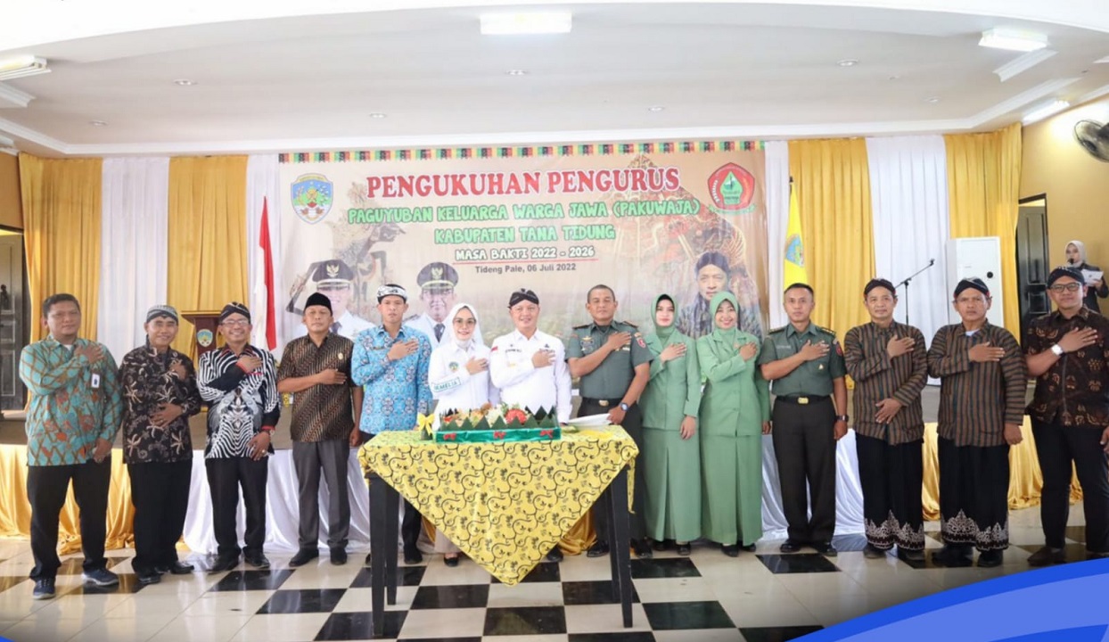 Pengukuhan Pengurus Pakuwaja Kab. Tana Tidung Masa Bakti 2022-2026