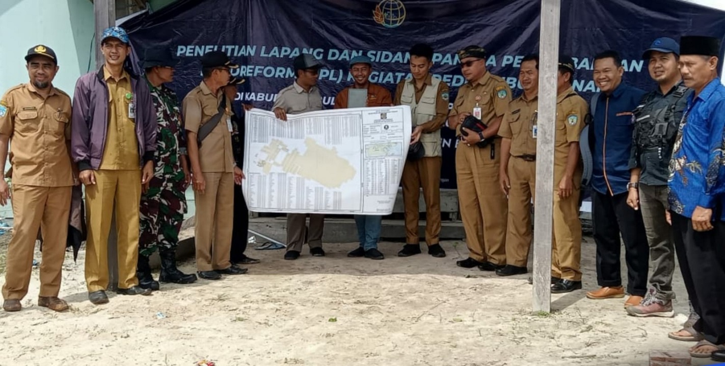 Kegiatan Skema Redistribusi Pesertifikatan Tana Di Unit Pemikiman Transmigrasi Desa Sambungan
