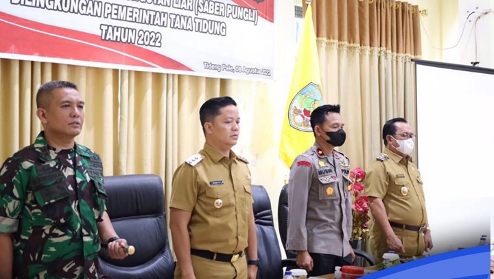 Sosialisasi Sapu Bersih Pungutan Liar di Lingkungan Kab. Tana Tidung Th 2022
