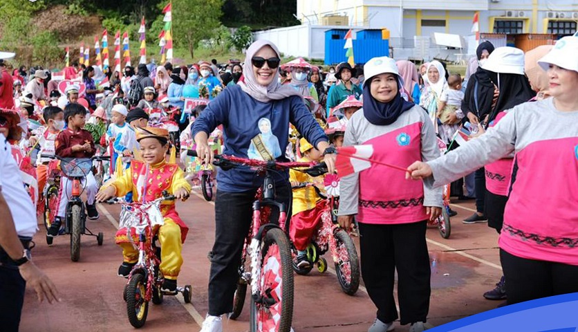 Senam Massal TP PKK Kab. Tana Tidung