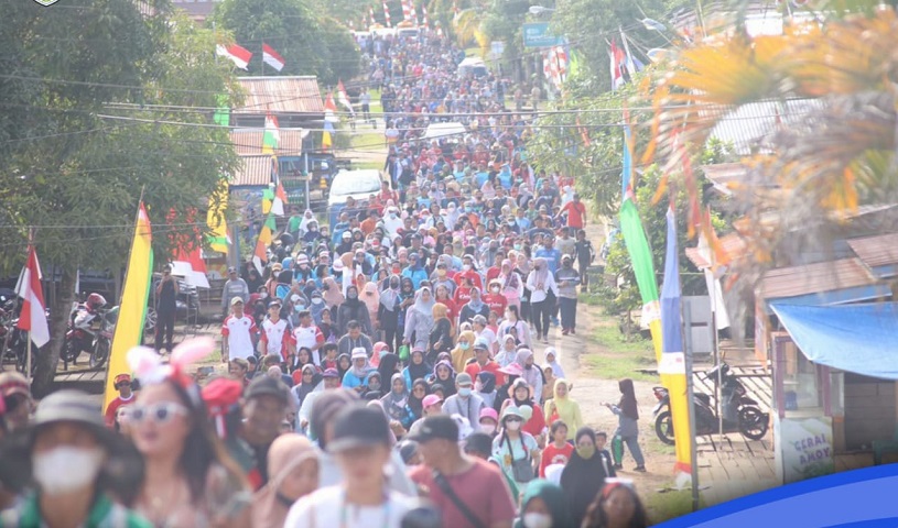 Kegiatan Jalan Santai dan Senam Bersama