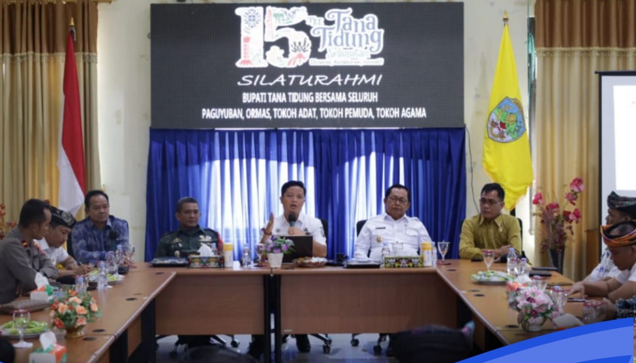 Silaturahmi Bupati Tana Tidung Bersama Seluruh Paguyuban, Ormas, Tokoh Adat, Tokoh Pemuda dan Tokoh Agama