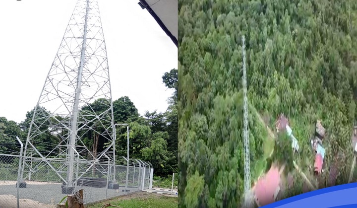 Tower BTS Telkomsel Desa Tengku Dacing On Air