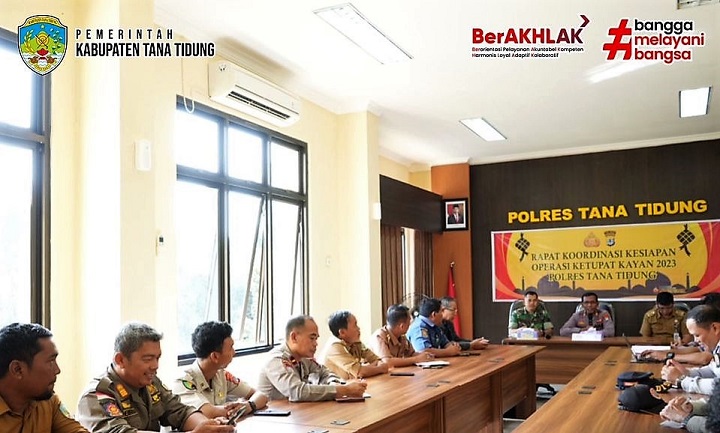 Rapat Koordinasi Kesiapan Operasi Ketupat Kayan 2023