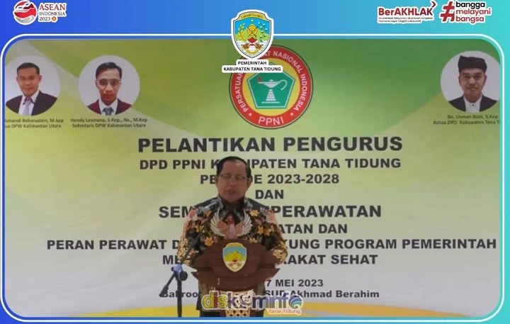 Pelantikan Pengurus DPD PPNI Kab. Tana Tidung Periode 2023-2028