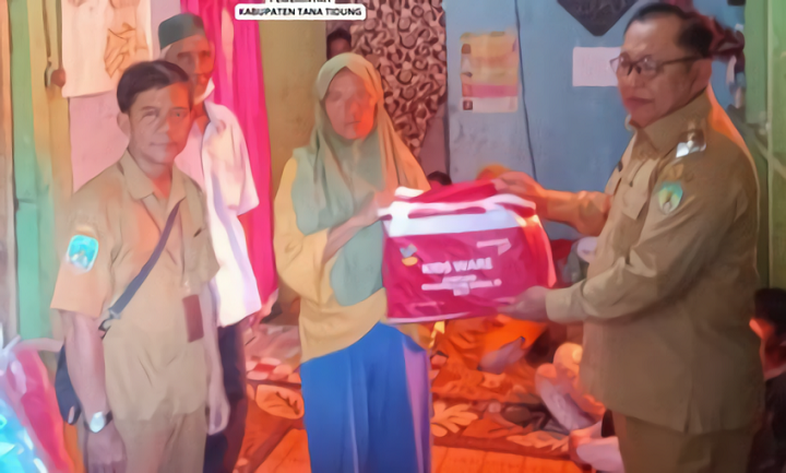 Bantuan Kepada Keluarga Korban Tenggelam di Sungai Sesayap