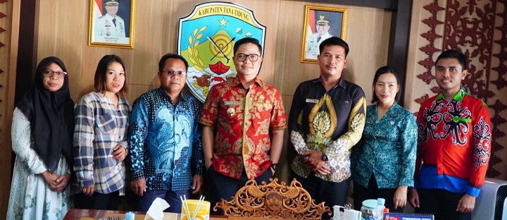 Audiensi Bupati Tana Tidung Bersama Konten Kreator
