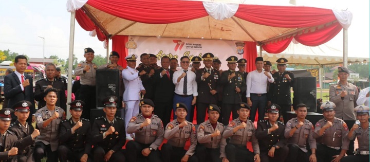 Upacara Memperingati Hari Bhayangkara ke 77