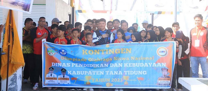 Pelapasan Kontigen Olimpiade Olahraga Siswa Nasional