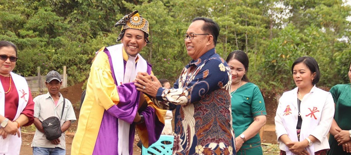 Peletakan Batu Pertama Gereja Imanuel Tana Tidung