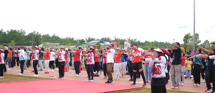 Pembukaan PKK CUP Lomba Senam Kreasi