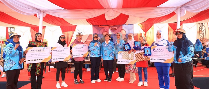 Penutupan Lomba Senam Kreasi