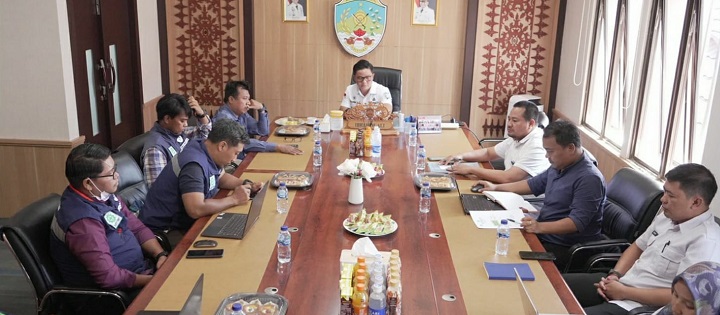 Rapat Bersama Konsultan Pengawas Puspem, Gedung Kantor DPRD, dan Kantor Bupati Tana Tidung
