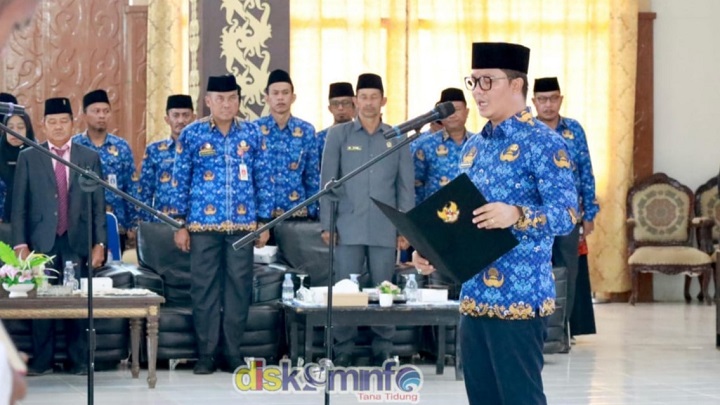 Pelantikan Pejabat Administrator, Pejabat Pengawas, Pengawas Sekolah, Kepala Sekolah dan Jabatan Fungsional di Lingkungan Pemerintah Kabupaten Tana Tidung