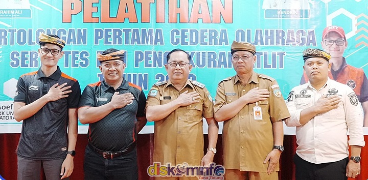 Pelatihan pertolongan pertama pada cedera serta tes dan pengukuhan altit tahun 2023