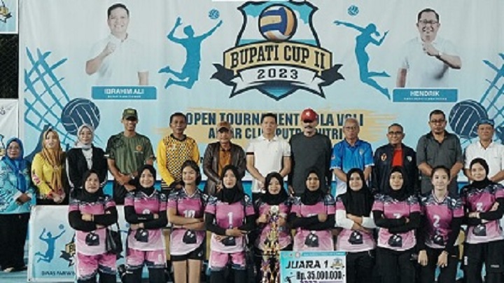 Penutupan Turnamen Voli Bupati Cup 2 Tahun 2023