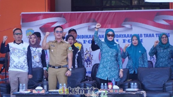 Pembukaan Porseni HUT PGRI Ke-78 Tahun