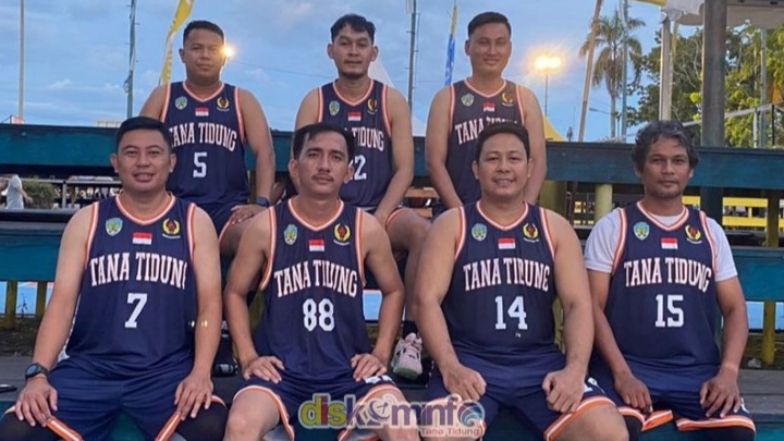 Tim Basket ASN dan Honorer Kabupaten Tana Tidung