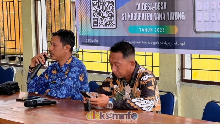 Sosialisasi aplikasi JAGATAKA di Desa Bebatu dan Desa Bandan Bikis
