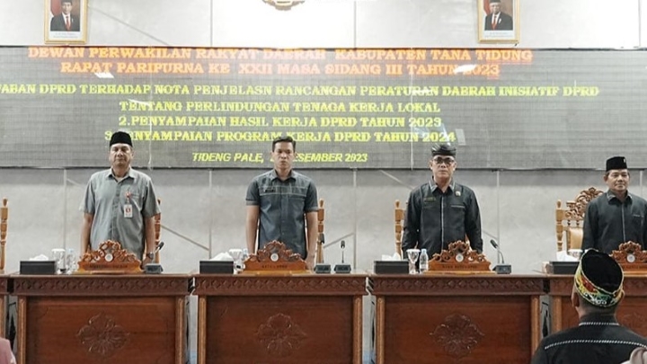 Rapat Paripurna DPRD ke-22 Masa Sidang III Tahun 2023