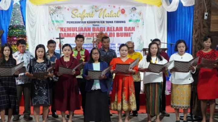 Safari Natal di Desa Sebidai Kecamatan Sesayap