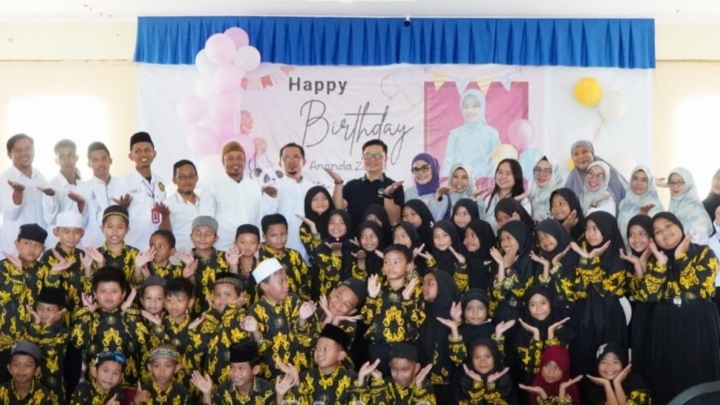 Tasyakuran 10 Tahun Ananda Fatimah AZ-Zahra di SDN Unggulan 2 Tana Tidung