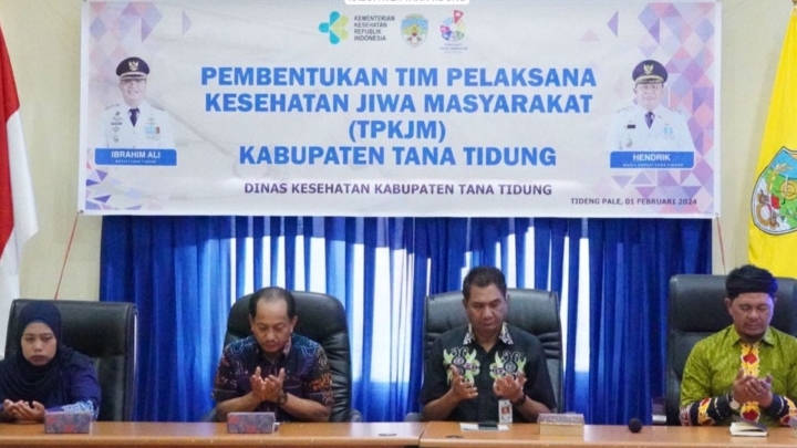 Rapat Pembentukan Tim Pelaksanakan Kesehatan Jiwa Masyarakat Kabupaten Tana Tidung