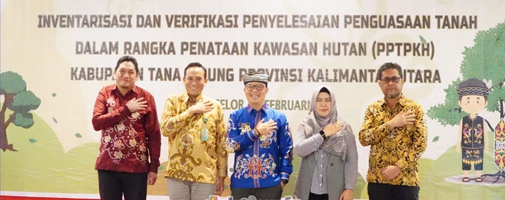 Sosialisasi Inventaris dan Verifikasi Penyelesaian Penguasaan Tanah (PPTPKH) Kabupaten Tana Tidung