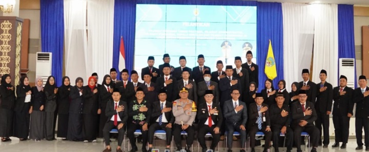 Pelantikan Pimpinan Tinggi Pratama, Pejabat, Pengawas Kepala Sekolah dan Jafung Kab.Tana Tidung
