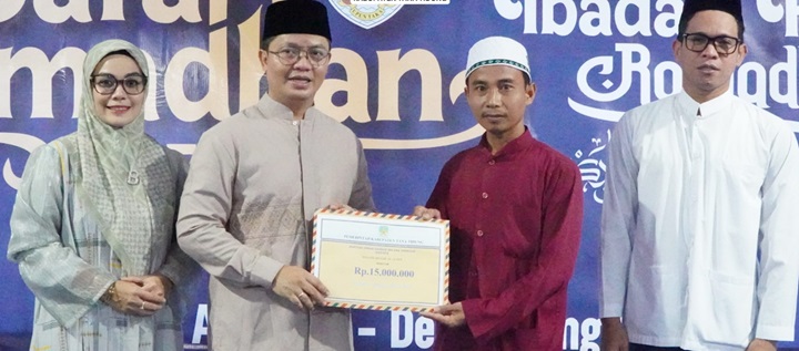Kegiatan Safari Ramadhan Di Masjid Al - Amin Desa Buong Baru Kec. Betayau