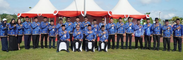 Apel gabungan Korpri & Halal Bi Halal di Lingkungan Pemkab Tana Tidung