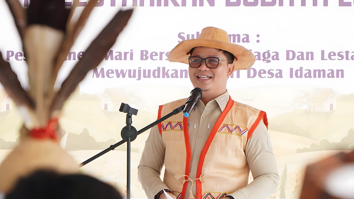 Perayaan Pesta Panen di Desa Sapari